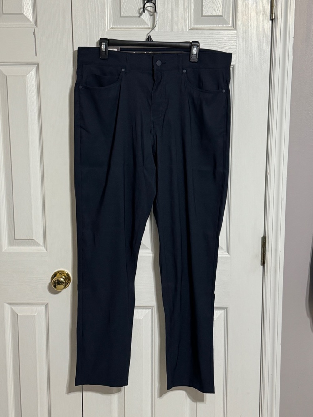 Men's Navy Dress Pants - Classic Tailored Fit